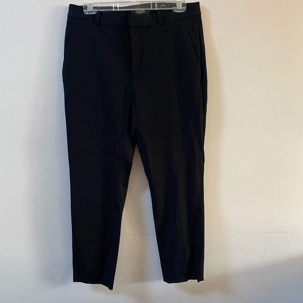Banana Republic Sloan Slim High-Rise Black Pants Like New Size 12 Petite